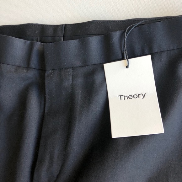 Marlo Tuxedo Wool Pant in Eclipse Navy Blue - Picture 4 of 11